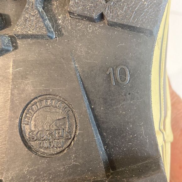 Sorel Men’s Caribou Classic Waterproof Leather Rubber Winter Snow Boot Size 10 - Picture 15 of 16